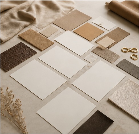 Textile, material and handbag development desk